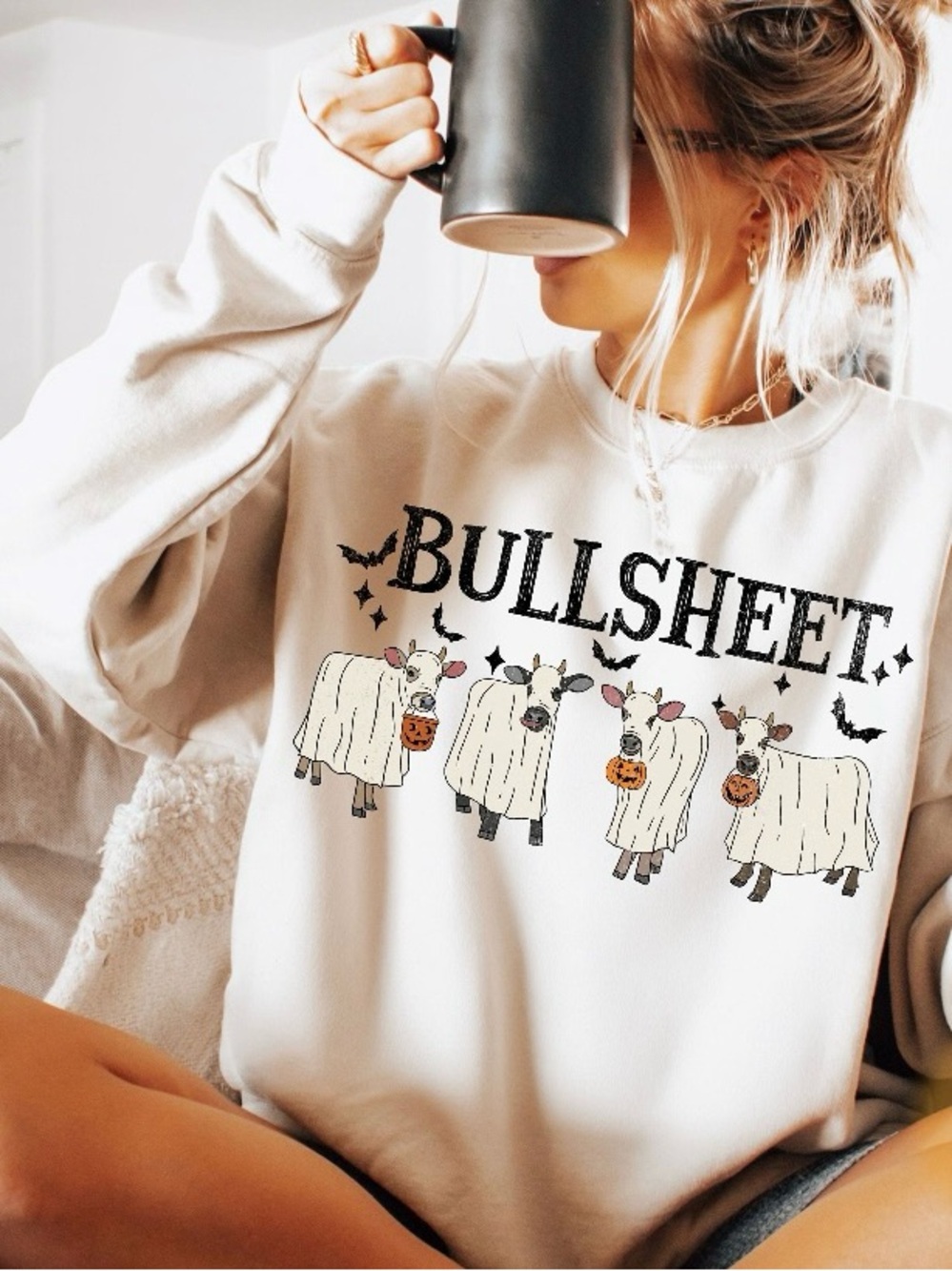 BULLSHEET Halloween Cow Graphic Tee
